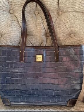 Dooney And Bourke Croc Embossed Tote